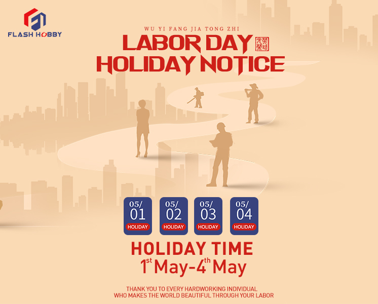 Flash Hobby Labor Holiday Notice